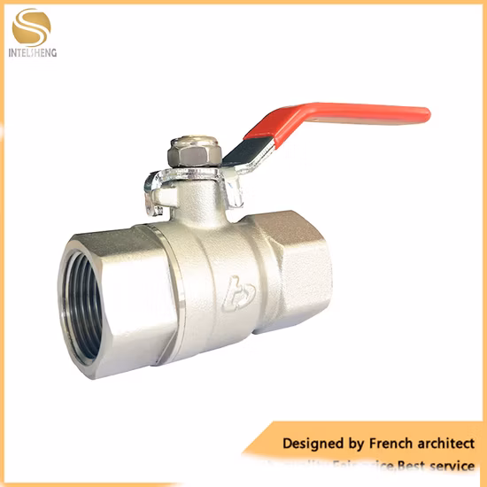 Chinese Manufacture Patent Design Nature Brass Plated Hygienic Copper Ball Vales DN32
